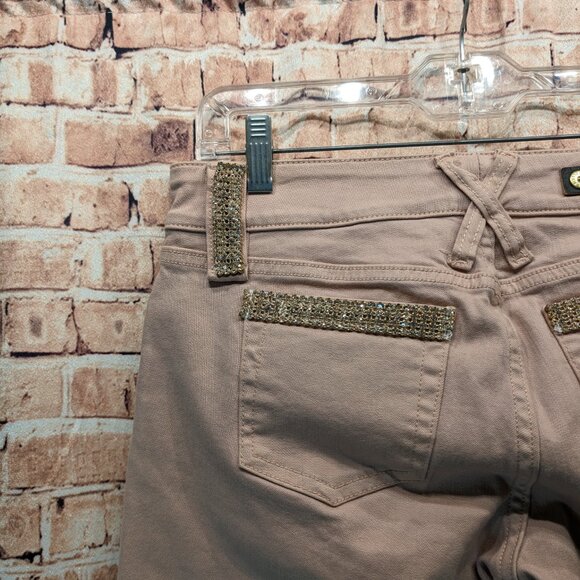 Allen B. By Allen Schwartz Jeans with Rhinestone Beltloops and Pockets Size 29 - Picture 8 of 16